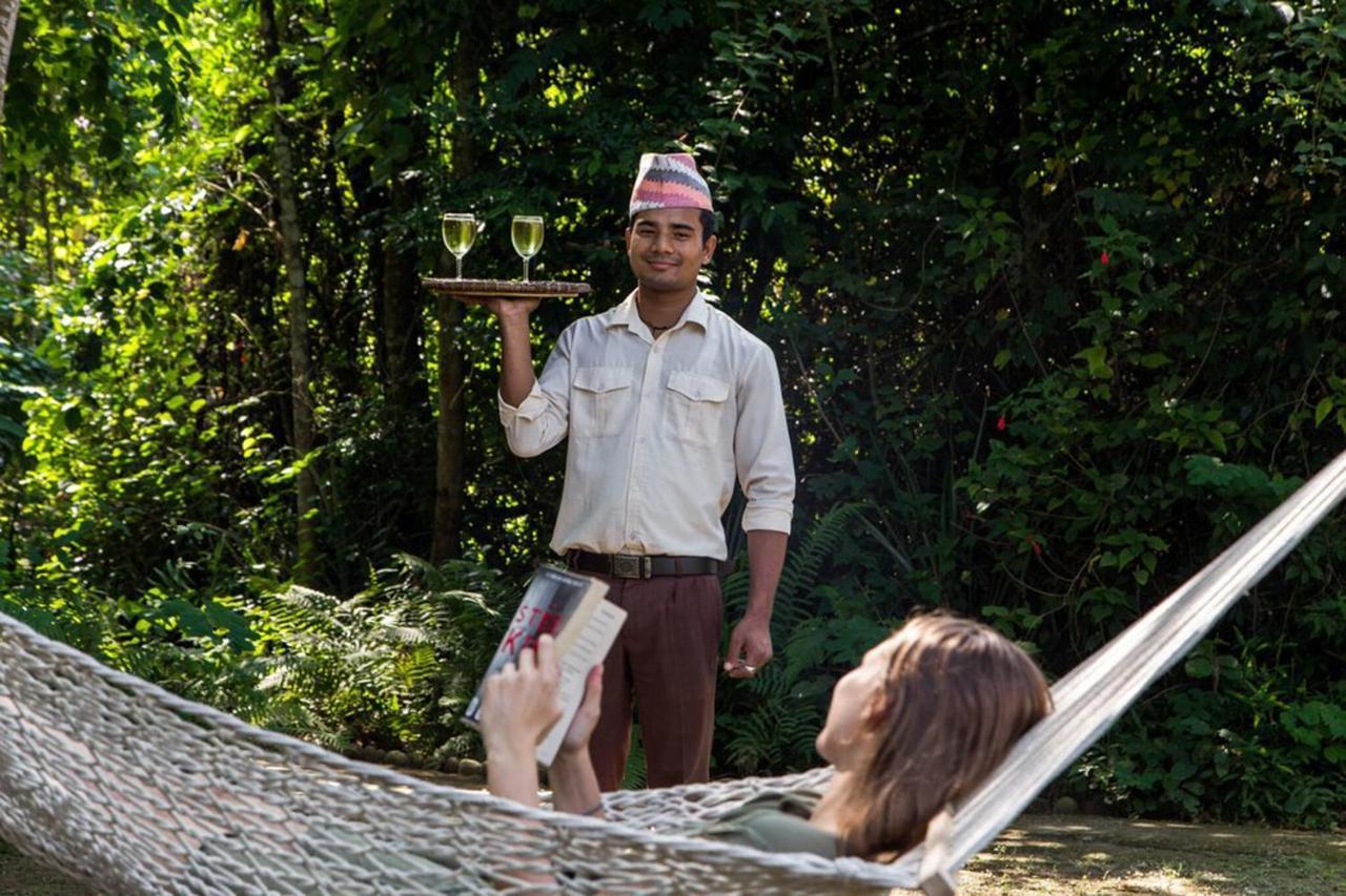 Tiger Tops Tharu Lodge Читван Экстерьер фото